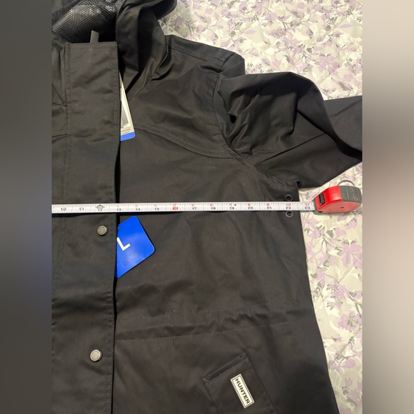 Hunter Black Utility Jacket with Hood - Picture 12 of 15